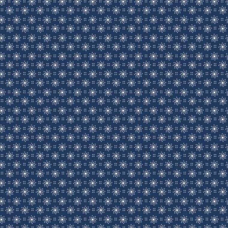 Sunburst Dots Navy Blue