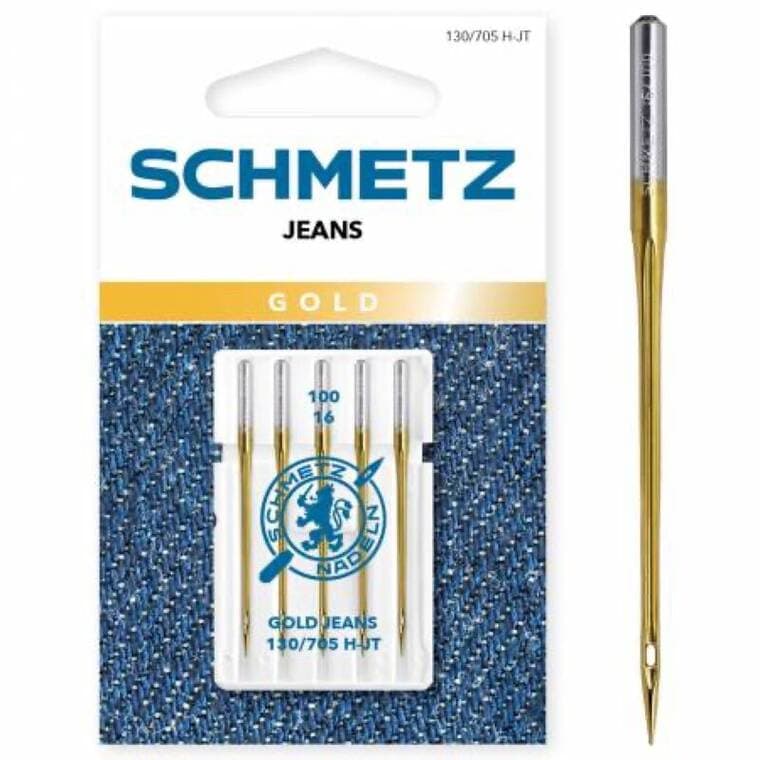 Gold Jeans/Denim Sewing Needle Size 100/16