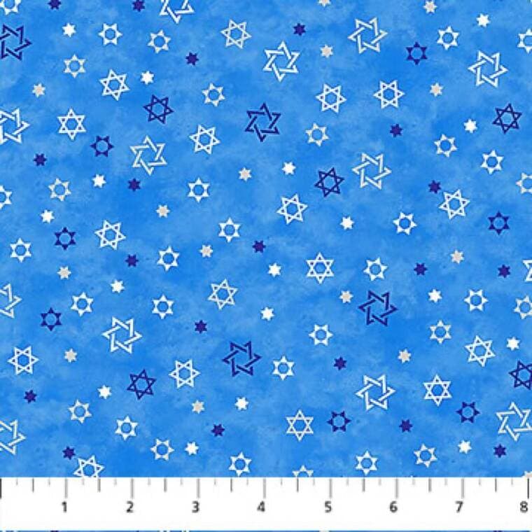Tossed Stars Mid Blue