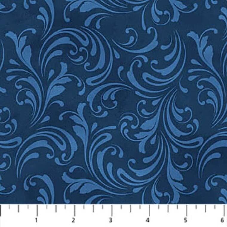 Scroll Dk Blue