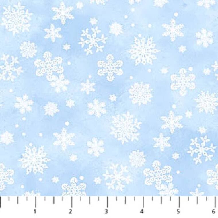 Snowflakes1 Lt Blue