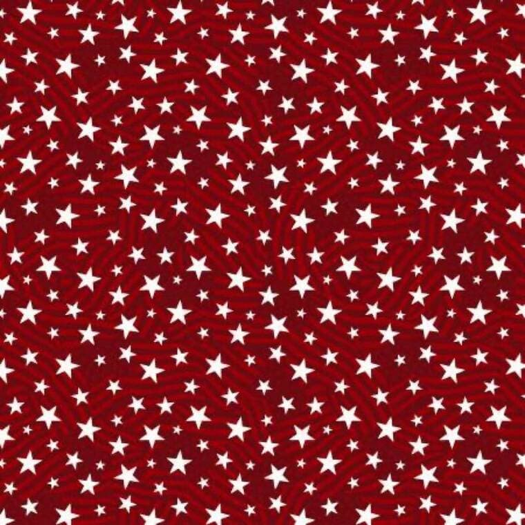 Red Stars & Stripes All Over Patriotic