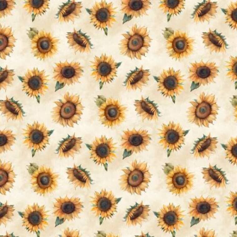 Cream Sunflower Toss