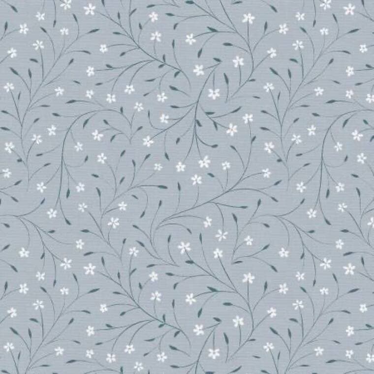 Paisley Paradise Rayon Delicate Floral Blue
