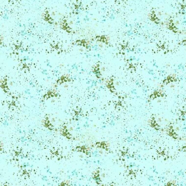 Teal/Green Splatter Texture - Sunlit Serenade