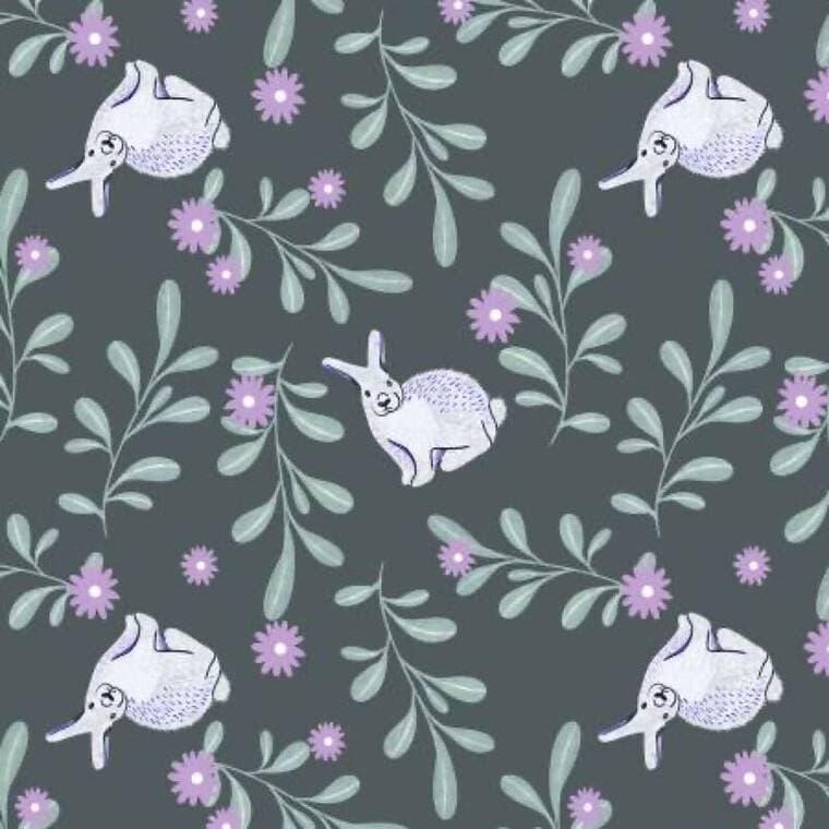 Woodland Magic Green Bunnies