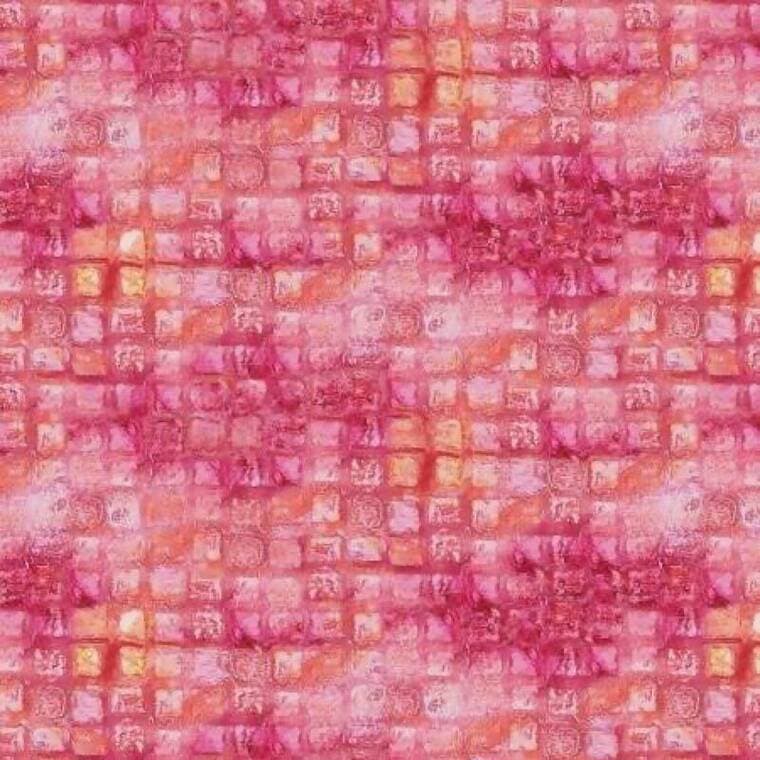 Pink Mosaic 4.5 Inch repeat