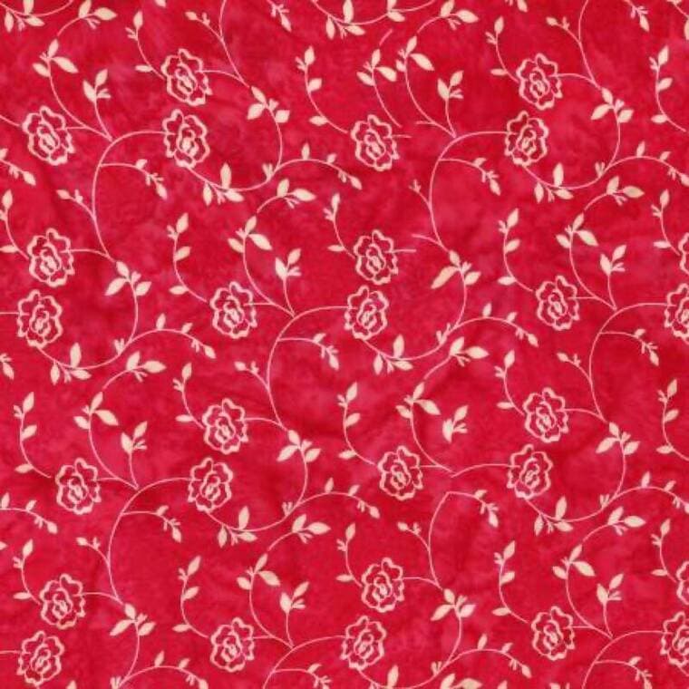Batiks Rosarium Sew Soft Rayon Cherry