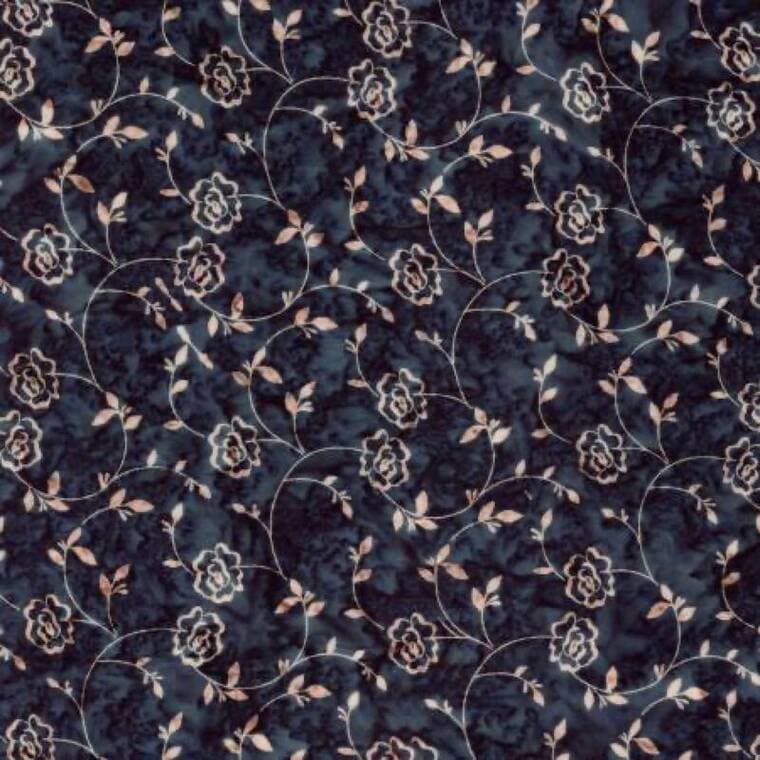 Batiks Rosarium Sew Soft Rayon Dark Skies