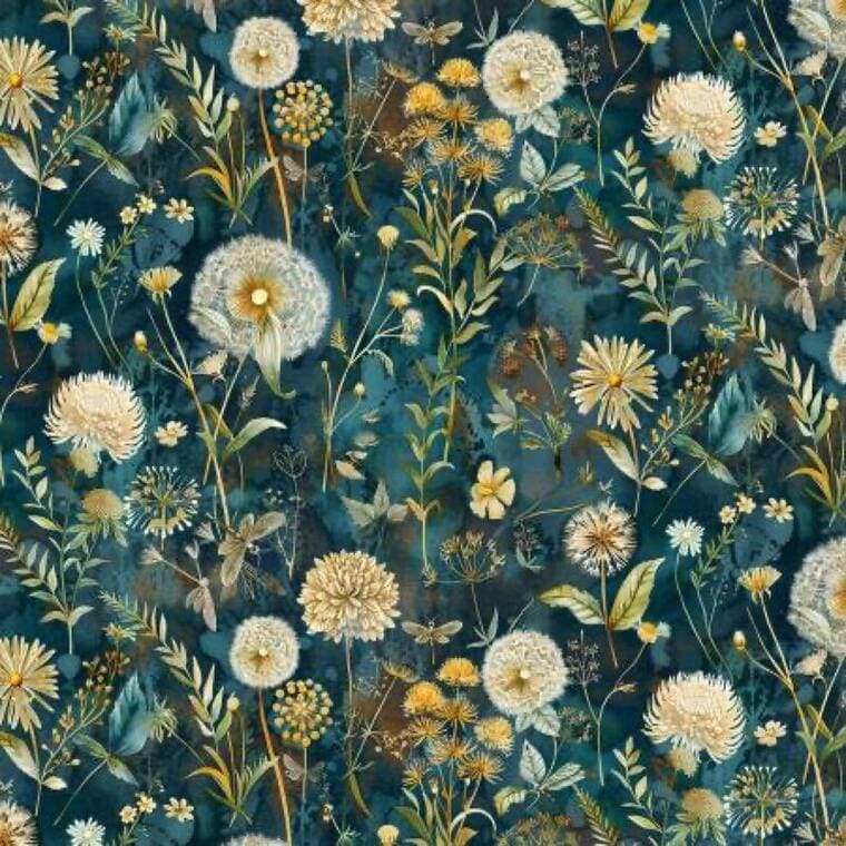 Night Midnight Wild Floral