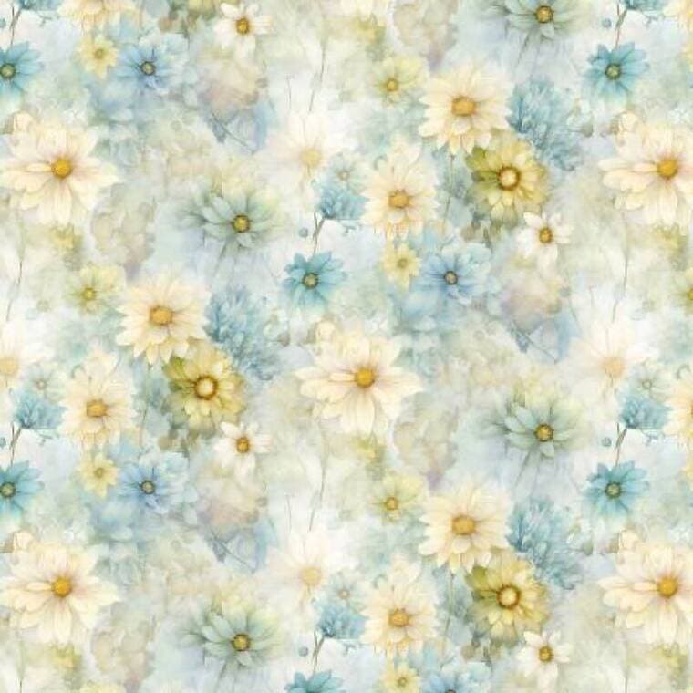 Blue Daisy Bloom