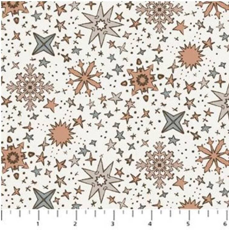 Cozy Cubs Cream Snowflakes