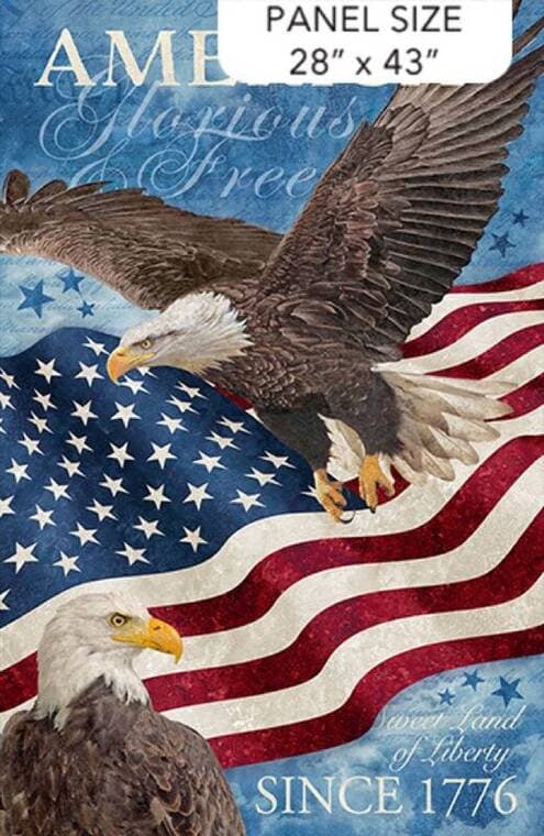 Panel Navy Multi- Large Eagle 13
