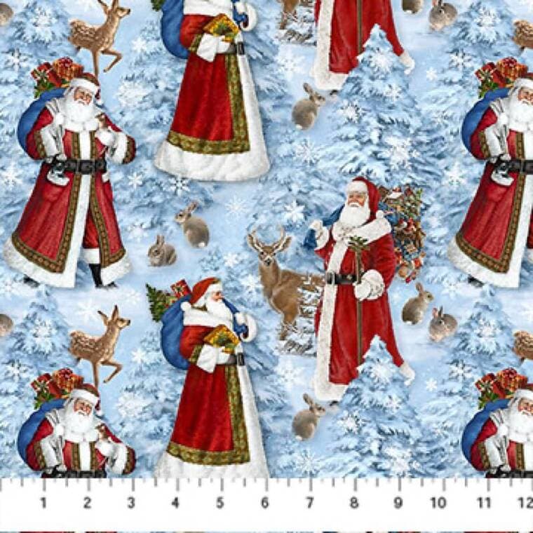 Santas Lt Blue Multi