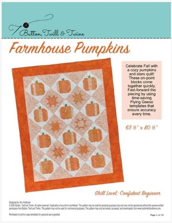 Farmhouse Pumpkins - Pattern