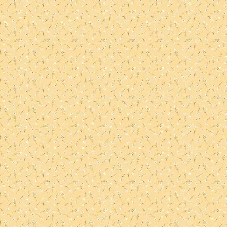 Humblebee Tossed Floral Yellow