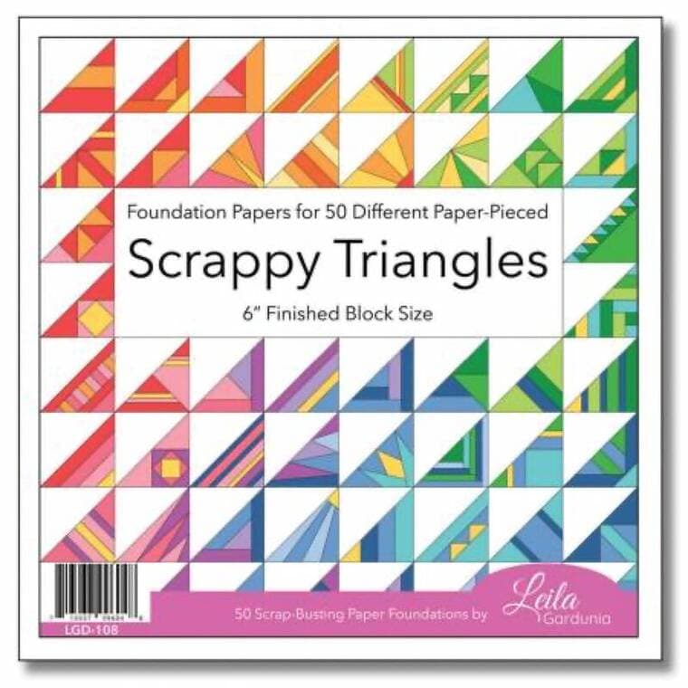 6" Scrappy Triangle Foundation Paper-Piecing Pad