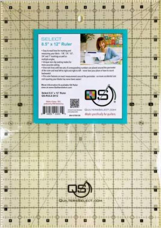 Non-Slip Ruler 8-1/2in x 12in, QS