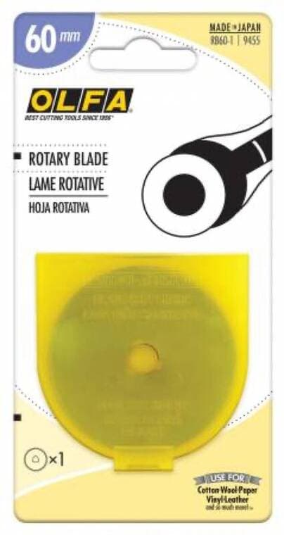 ROTARY BLADE 60mm 1ct OLFA