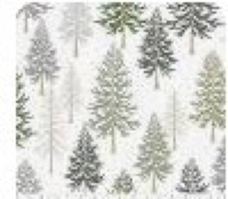 Snowfall White Trees