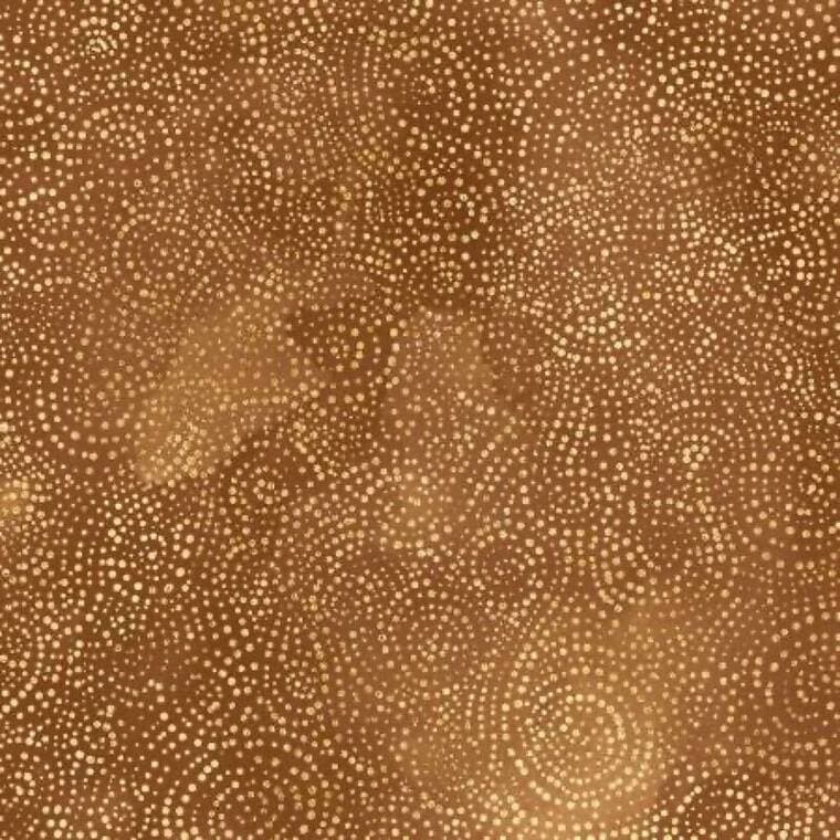 Solstice Serene Swirls Brown/Gold