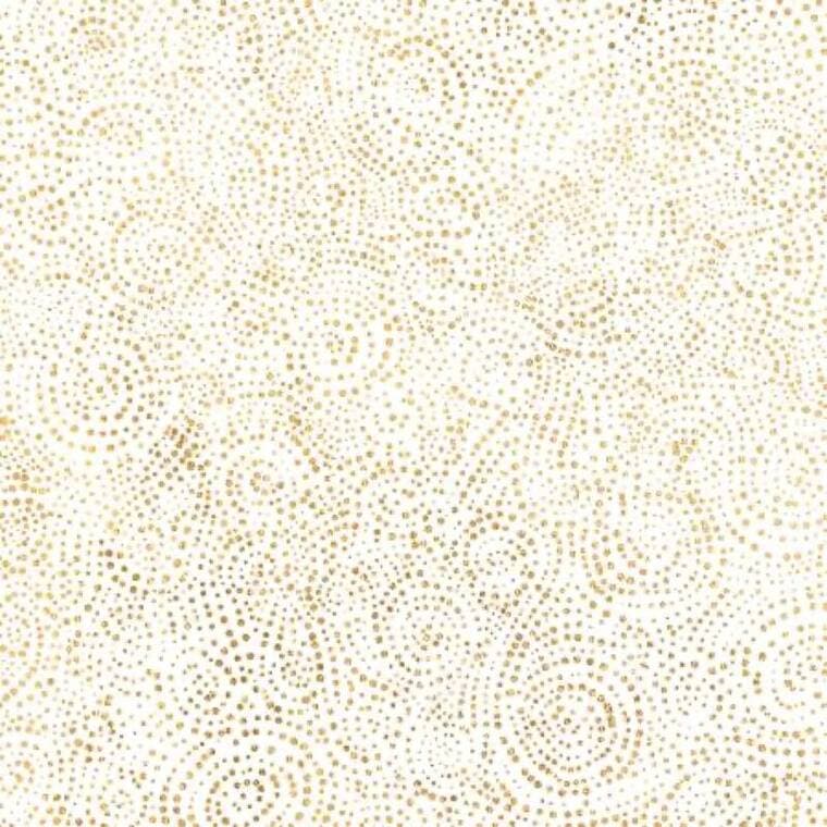 Solstice Serene Swirls White/Gold
