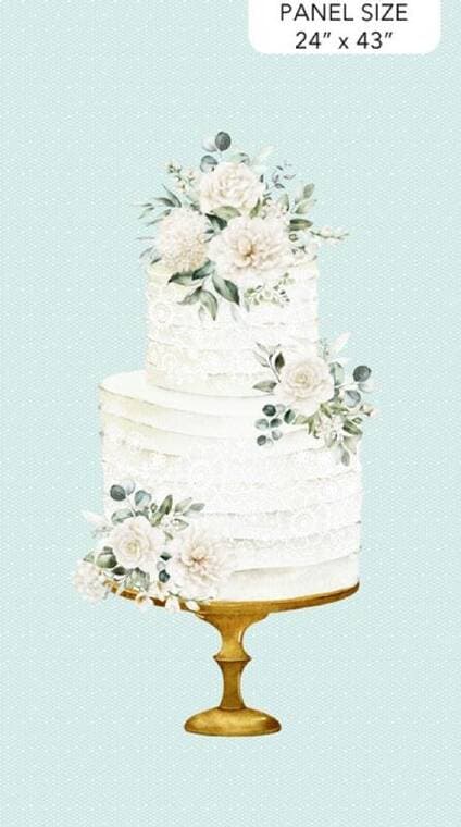 White Wedding 24x43" Panel