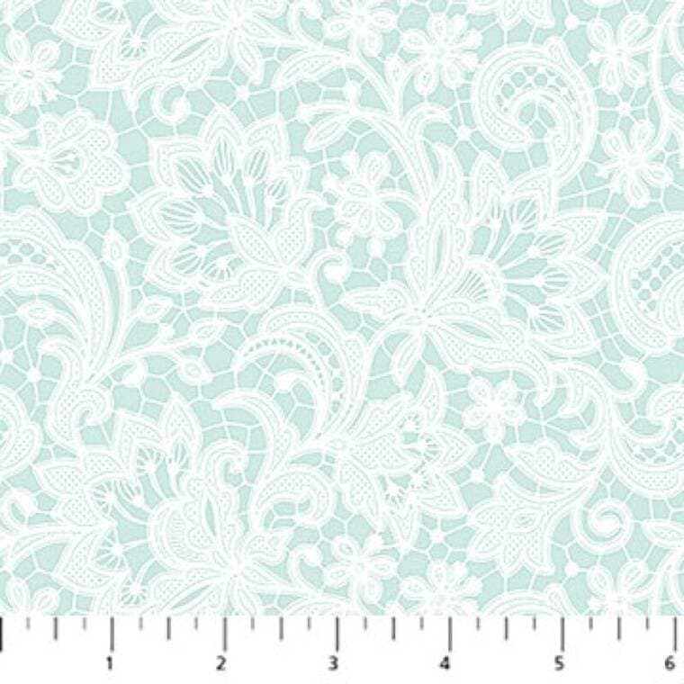 White Wedding Seafoam Lace